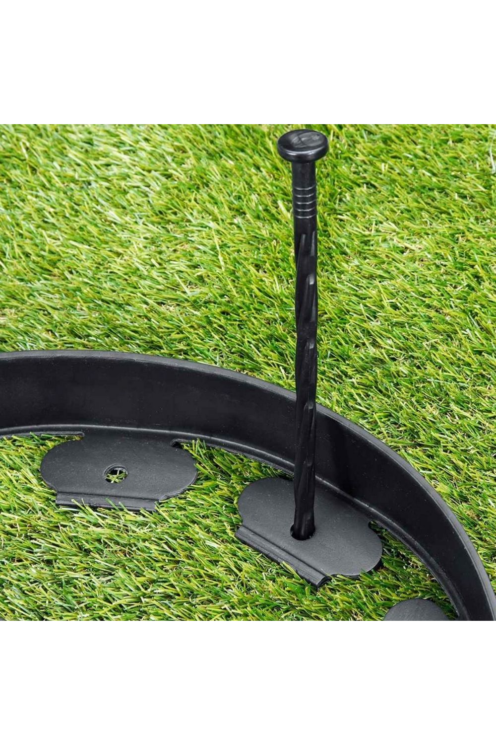 Plastic edging spikes