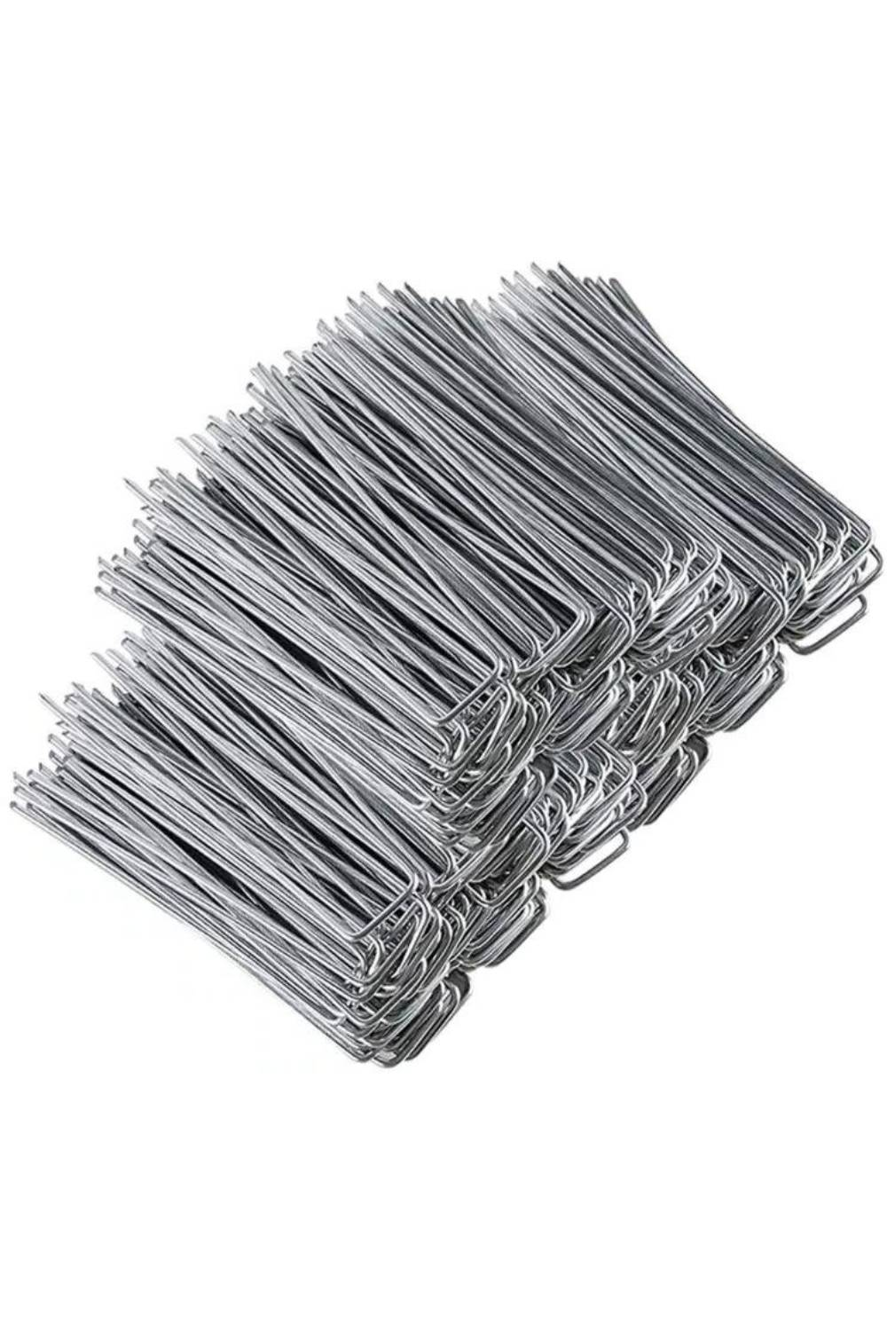 U-shaped garden stakes, 50-pack