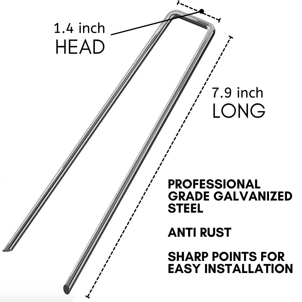 U-shaped garden stakes, 50-pack: image 9