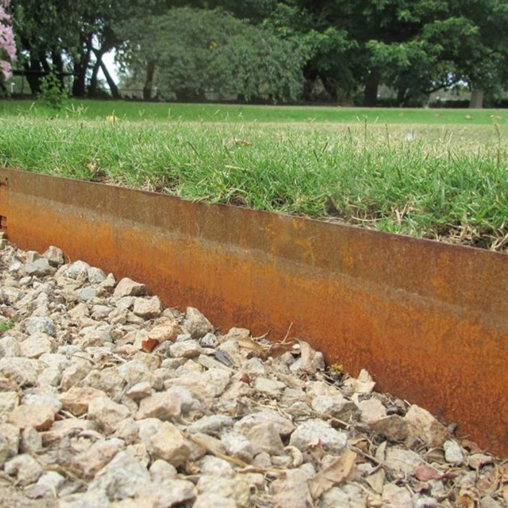 Corten steel garden edging: image 6