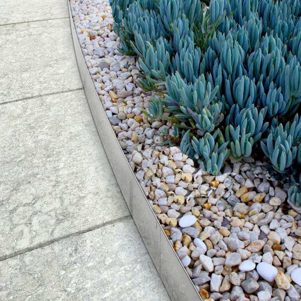 Stainless steel garden edging - 50mm Face Height (per m): image 4
