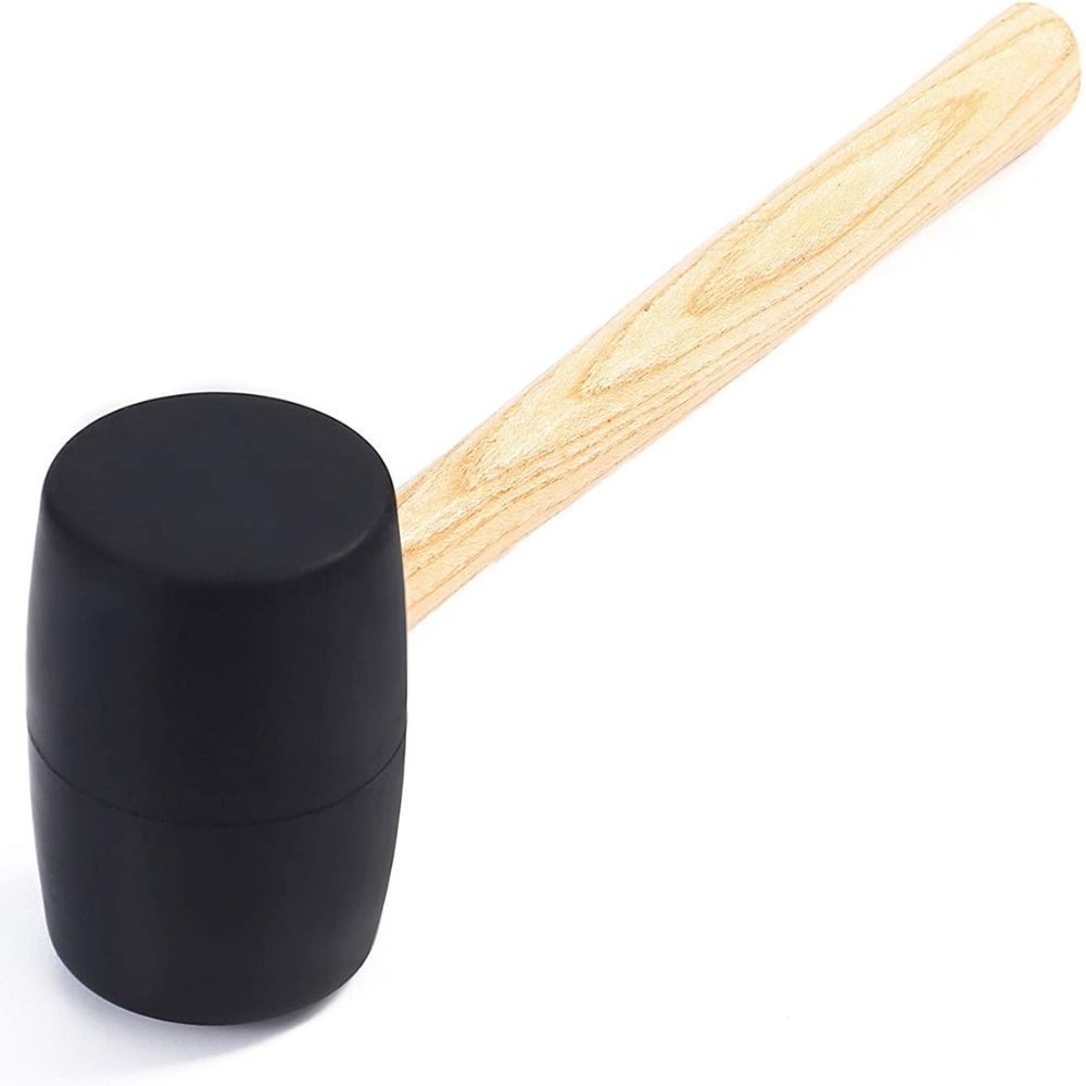 Rubber mallet with wood handle: image 5